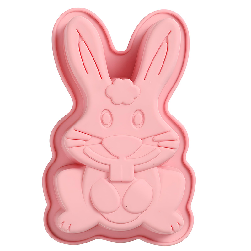 Bunny Cake Mold - Silikonowe foremki do czekolady wielkanocnego, 3D
