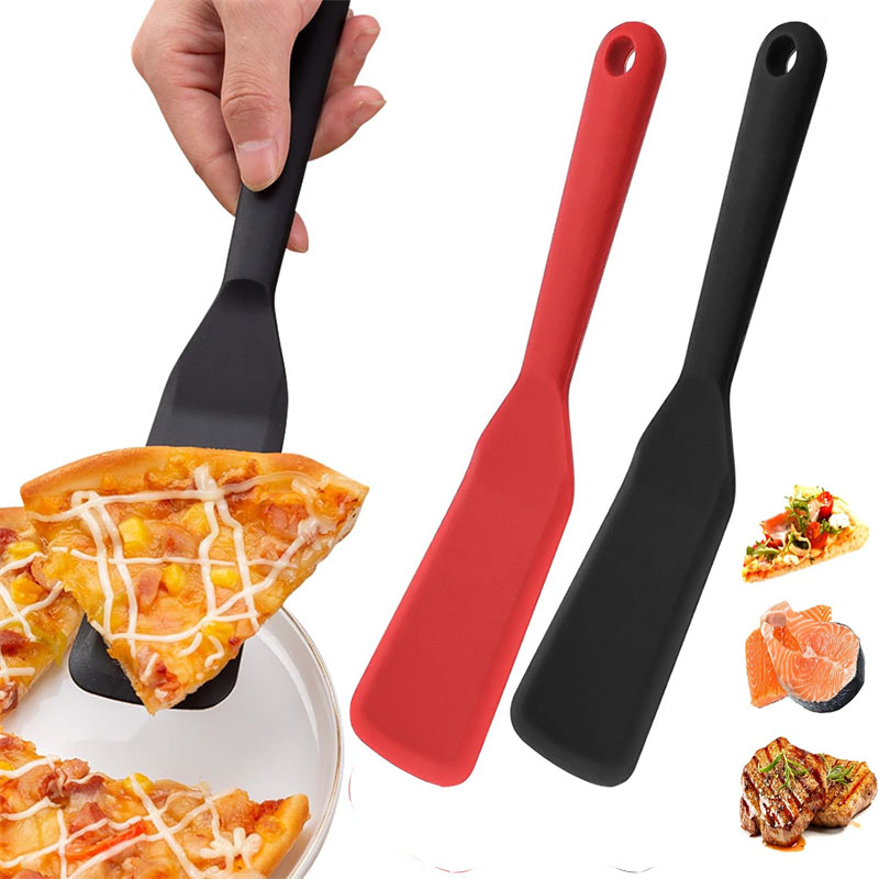 Okonomiyaki Spatula - 1/2 szt. Cienka Silikonowa Szpatułka do