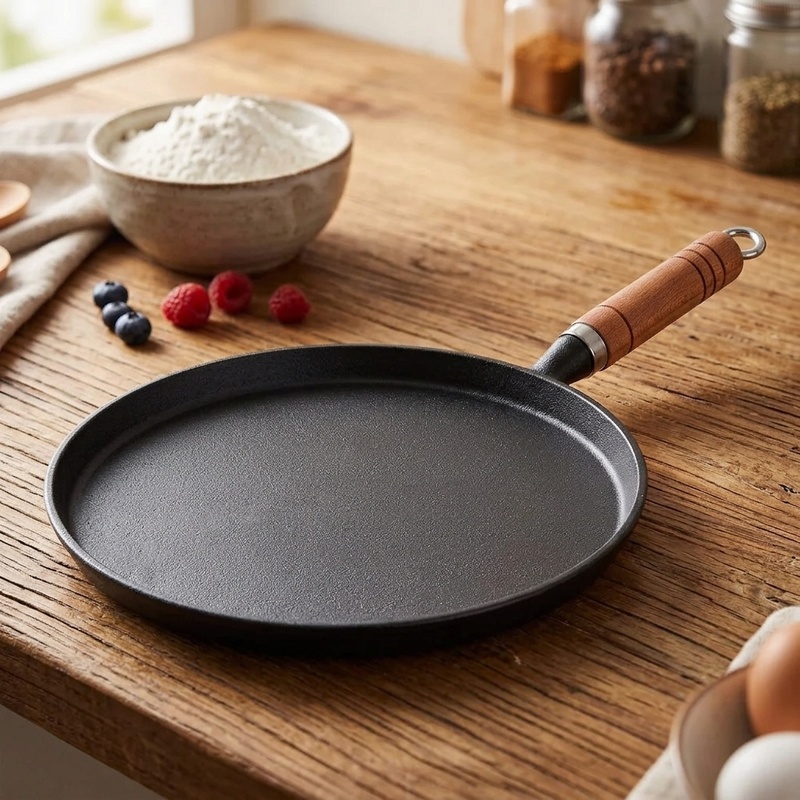 Cast Iron Corn - Patelnia żeliwna 20/23/26 cm, niepowlekana, nieprzywierająca,