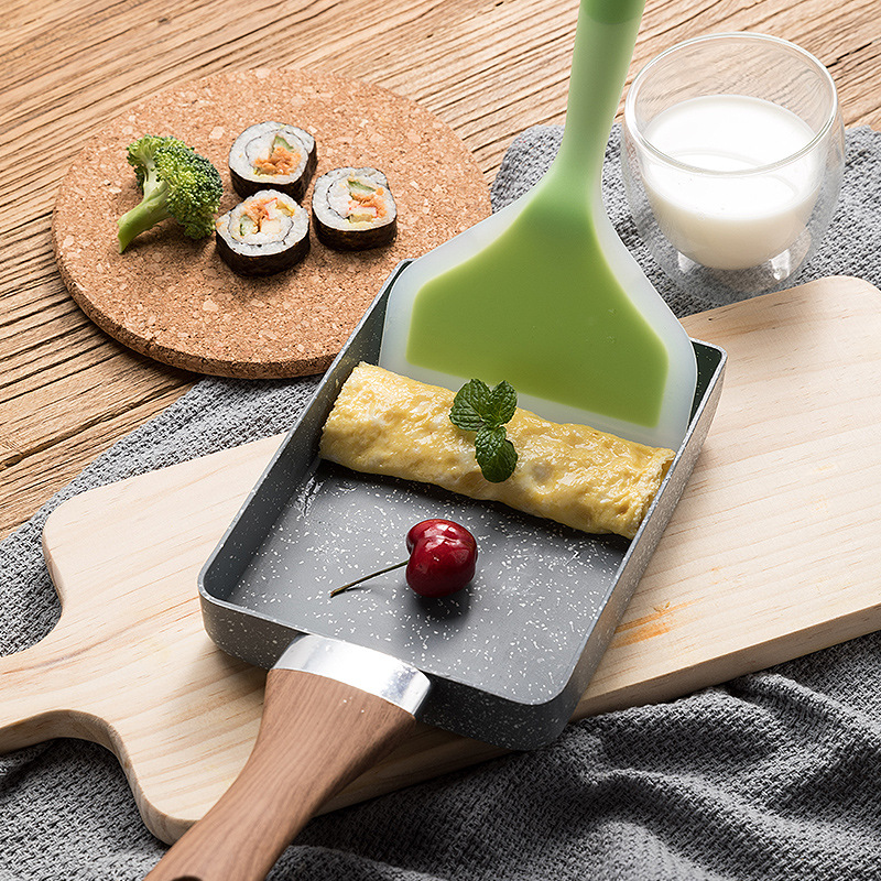 Mini Pancake Griddle - Patelnia Tamagoyaki omlet czarny non-stick Pan