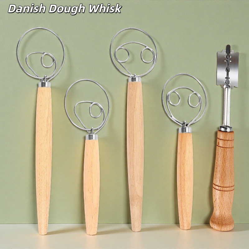 Danish Pancake Pan - Mieszadło do ciasta ze stali nierdzewnej