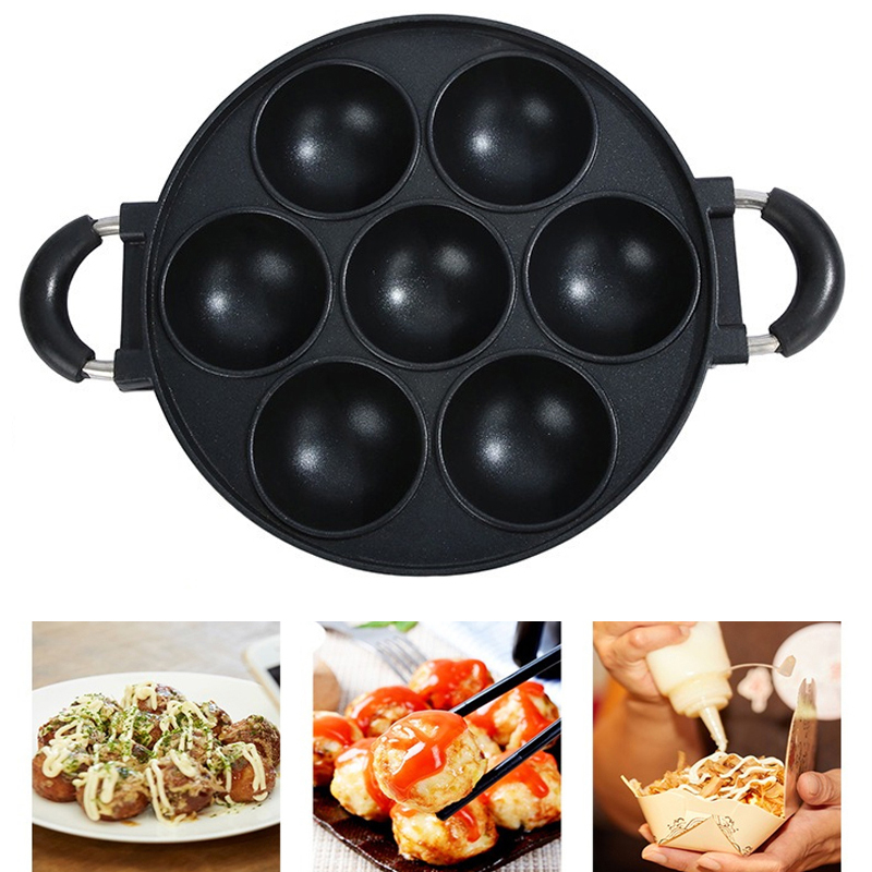 Cast Iron Corn - 7-otworowa patelnia do gotowania ciasta Żeliwna