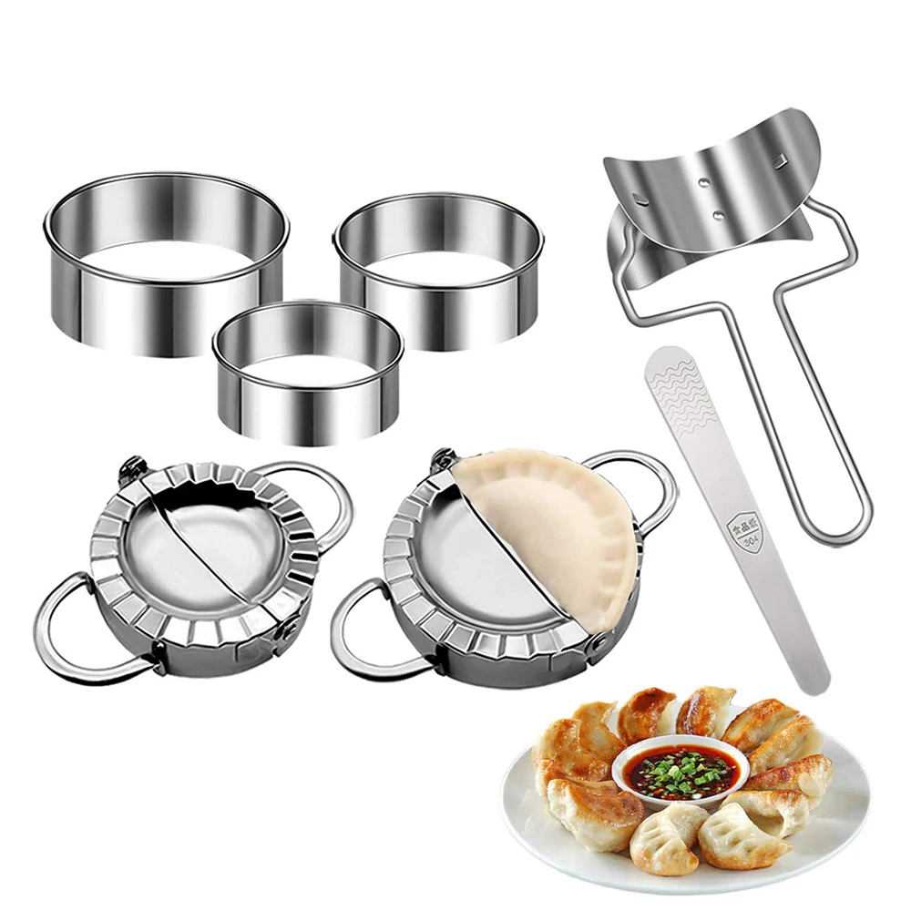 Dumpling Press Set - Forma do pierogów ze stali nierdzewnej