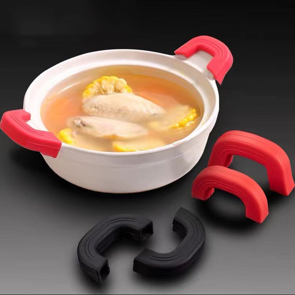 Cast Iron Corn - 2 sztuk silikonowy anti-oparzenia uchwyt garnka