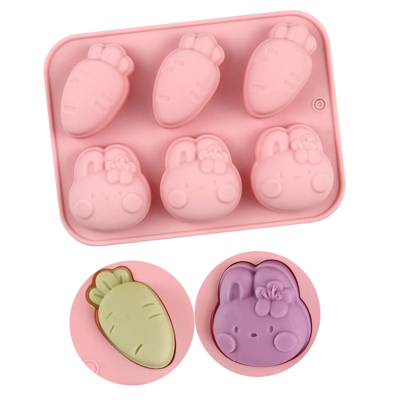 Bunny Cake Mold - Forma silikonowa do ciastek, czekolady, galaretek,