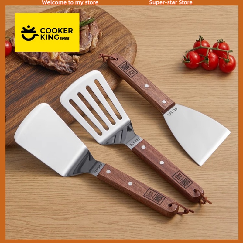 Okonomiyaki Spatula - Łopatka ze stali nierdzewnej COOKER KING