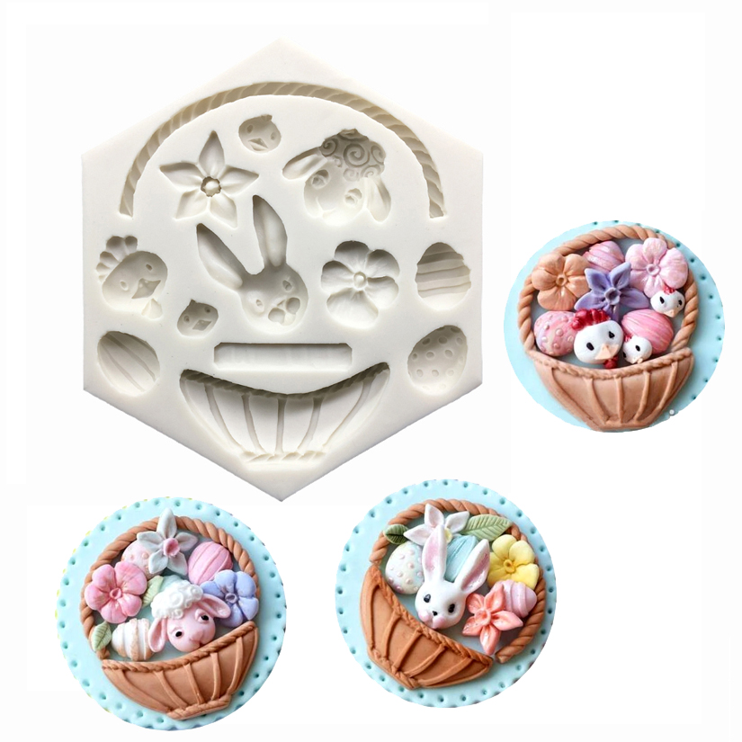 Bunny Cake Mold - Forma silikonowa Króliczek Wielkanocny do dekoracji