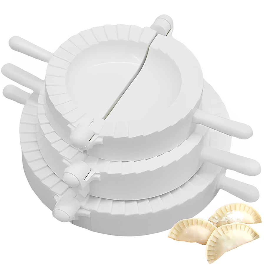 Dumpling Press Set - 3 sztuk/zestaw 7-10cm plastikowa maszyna do