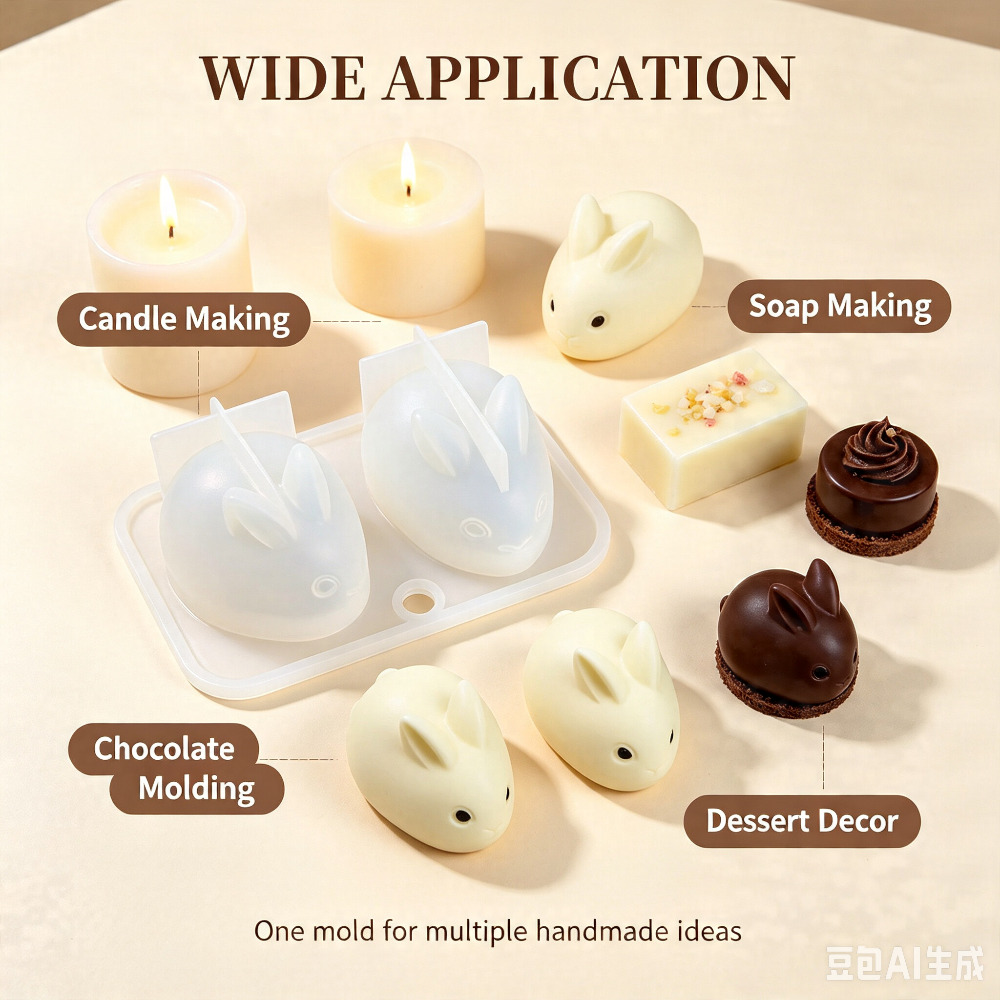 Forma silikonowa 3D Mini Króli – Bunny Cake Mold recenzja i cena