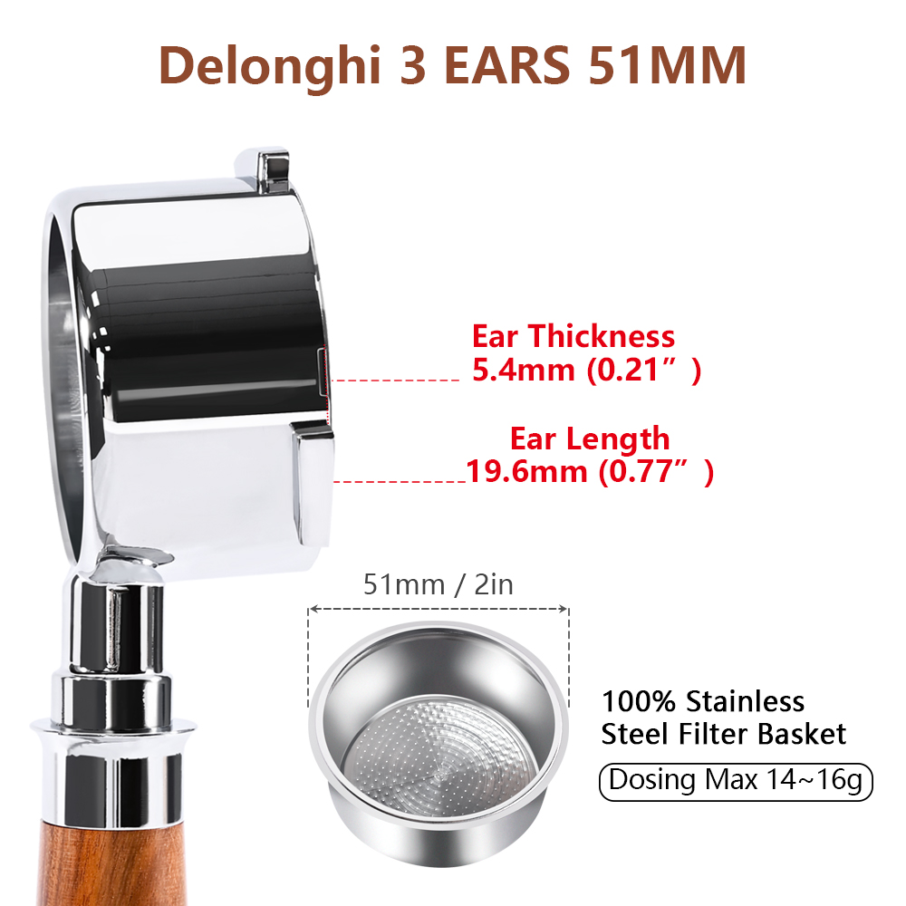 51mm Bezdenny Portafilter do K – Delonghi Espresso Magnifica recenzja i cena