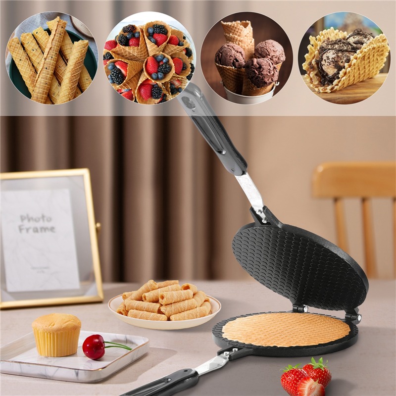22cm Nieprzywierająca gofrowni – Egg Waffle Pan recenzja i cena