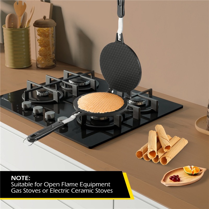 22cm Nieprzywierająca gofrowni – Egg Waffle Pan recenzja i cena