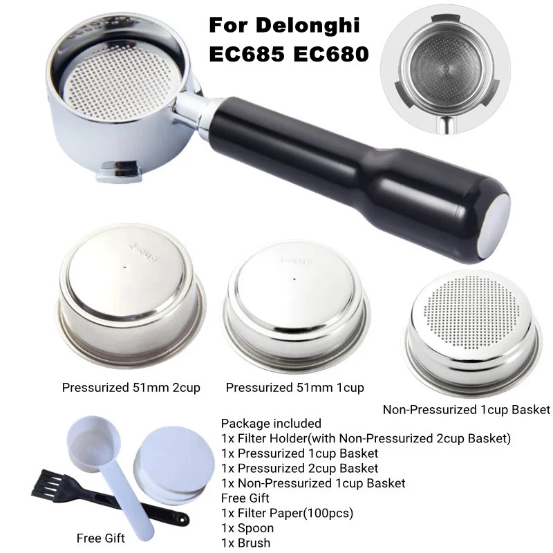 51mm filtr do kawy bez dna do  – Delonghi Espresso Magnifica recenzja i cena